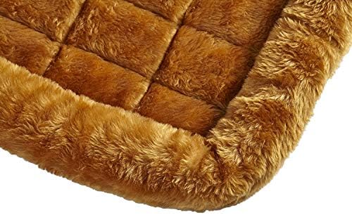 MidWest Homes for Pets QuietTime XXS Dog Bed – Cinnamon Faux Fur Bolster - Image 4