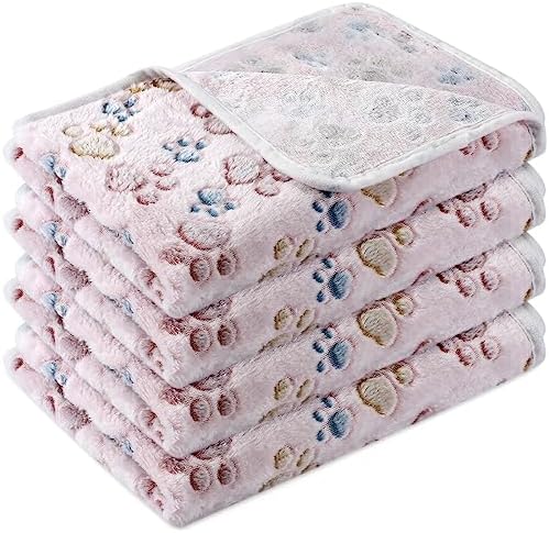 Tatuo 4 Pcs Fleece Dog Blankets by Tatuo