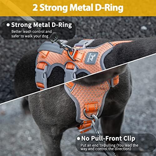 Huntboo Escape Proof Dog Harness, Escape Artist Harness, Fully Reflective - Image 4