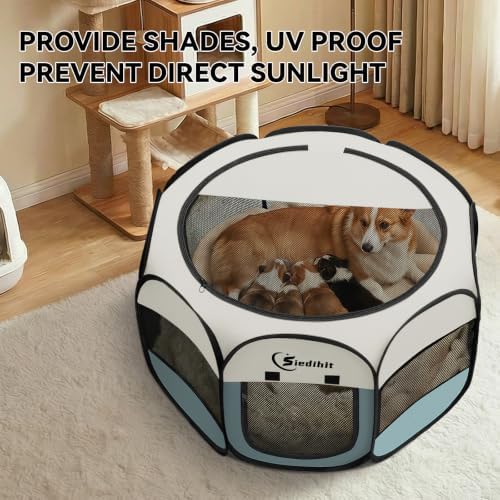 Sieidihit Dog Cat Playpen Tent Crate Cage - Image 6