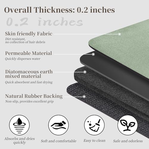 Extra Long Bath Rugs 59x17-Diatomaceous Earth Bath Mats - Image 5