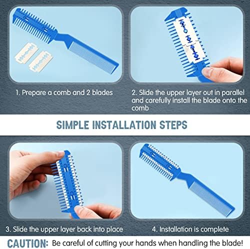 Yinkin 5 Pcs Dog Razor Comb - Image 3