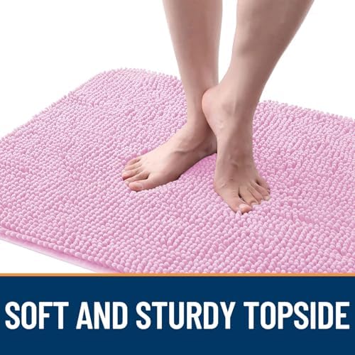 OLANLY Dog Door Mat for Muddy Paws 34x21, Super Absorbent Chenille Mud Mat - Image 4