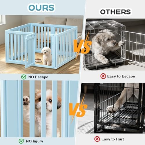 Dog Playpen Indoor, Puppy Playpen, 8 Panels - Image 2