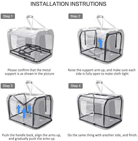 Extra Large Cat Carrier Soft Sided, Portable Small Dog Carrier - Image 6