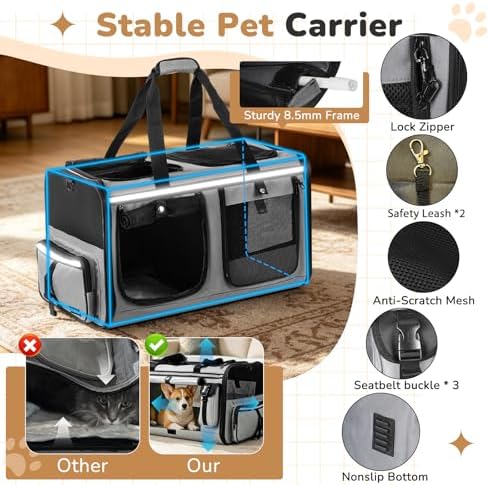 Expandable Extra Large Cat Carrier - Image 6