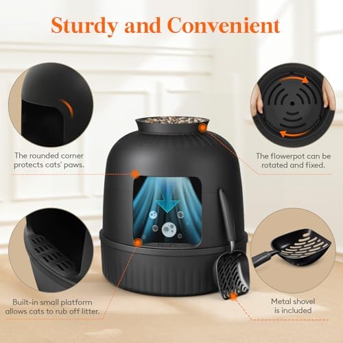 Lifewit Hidden Plant Cat Litter Box - Image 6
