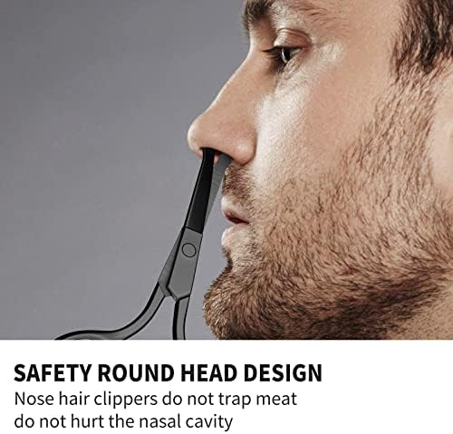 Nose Hair Scissors, Round Tip Safety Eyebrow Tool - Image 2