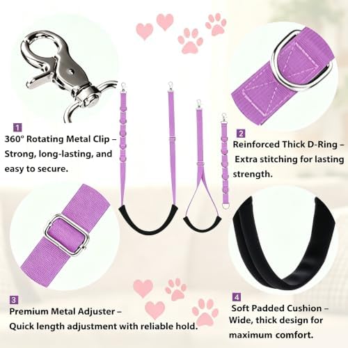 Dog Grooming Belly Straps Pet Grooming Supplies 3 Sets Professional Dogs Belly - Image 3