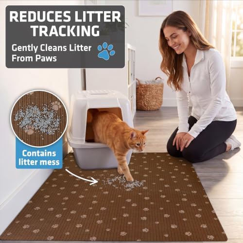 Drymate Cat Litter Box Mat, Litter Trapping Mat, 28x36 XL - Image 2
