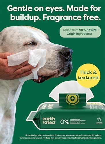 Earth Rated Dog Eye Wipes, Vet Developed, Removes Dirt - Image 6