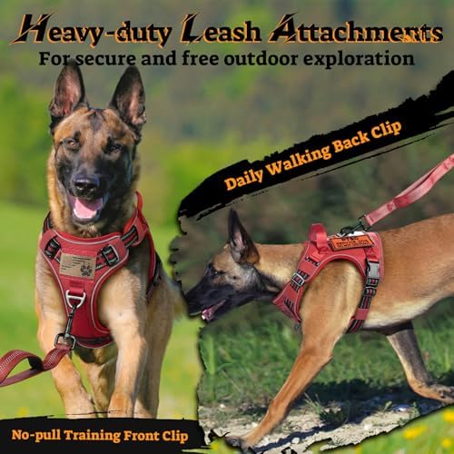 rabbitgoo Tactical Dog Harness Medium Sized, No Pull Service Pet Vest - Image 7