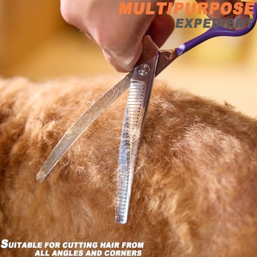 High-end Professional Dog Grooming Curved Thinning Scissors Teeth Blending - Image 5