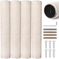 OSPNIEEK 4 Pack 15.7" M8 Cat Scratching Post Replacement, Natural Sisal Rope by OSPNIEEK