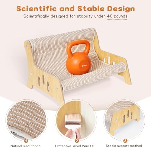Large Sisal Cat Scratcher Couch - Image 3