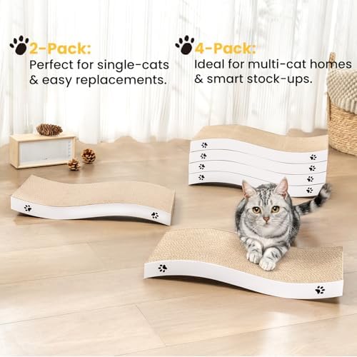 Cat Scratcher, Durable Scratch Pad, Corrugated Cardboard Scratching Board - Image 6