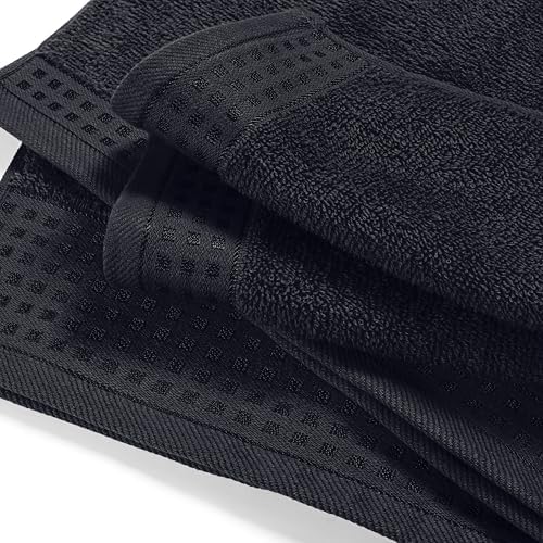 GLAMBURG Ultra Soft 4 Pack Oversized Bath Towel Set 27x54 inches, 100% Cotton - Image 2