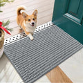 OLANLY Dog Door Mat for Muddy Paws 24x16, Ultra-Absorbent Chenille Mud Mat by OLANLY