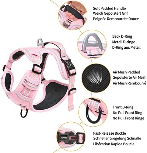 HEELE Dog Harness Dog Harness Small Dog No Pull Harness - Image 2