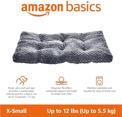 Amazon Basics Washable Cat and Dog Bed and Crate Pad - Image 5