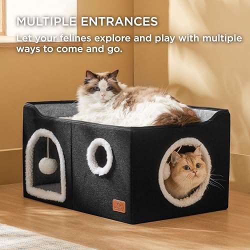 Bedsure Extra Wide Cat House Bed - Image 2