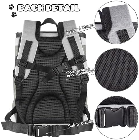 Jespet Soft Pet Carrier Outdoor Backpack - Image 4