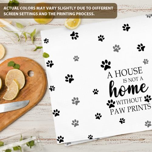 White Paw Farmhouse Kitchen Towels Decor Gifts - Image 6