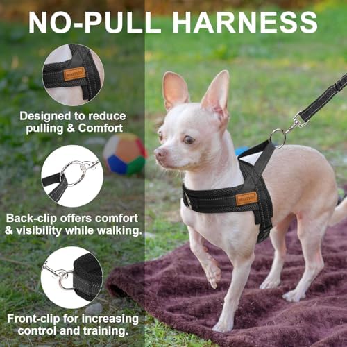 BEAUTYZOO Dog Harness for Large Dogs, No Pull Step in Pet Vest and Leash Set - Image 3