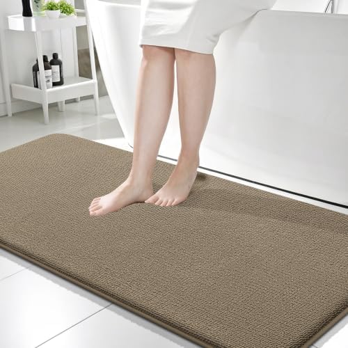 OLANLY Memory Foam Bathroom Runner Rug 59x24, Absorbent Long Bath Mat by OLANLY