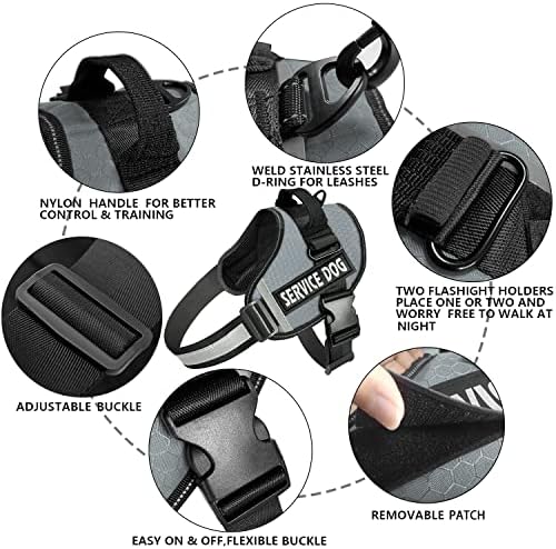 JSXD Dog Harness, No-Pull Service Dog Harness - Image 2