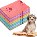 8 Pcs 55 x 28" Dog Towels Absorbent Microfiber Bath Drying Towels, 8 Colors by Chumia