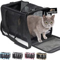 GORILLA GRIP Cat Carrier Travel Bag Up to 15 Lbs, Soft Collapsible Small Dog by GorillaGrip