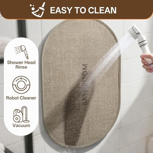 Bath Mat Non Slip, Quick Dry Bathroom Rug Under Door - Image 6