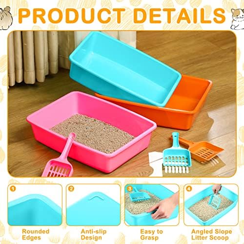 Amyhill 20Pcs Open Cat Litter Box - Image 4