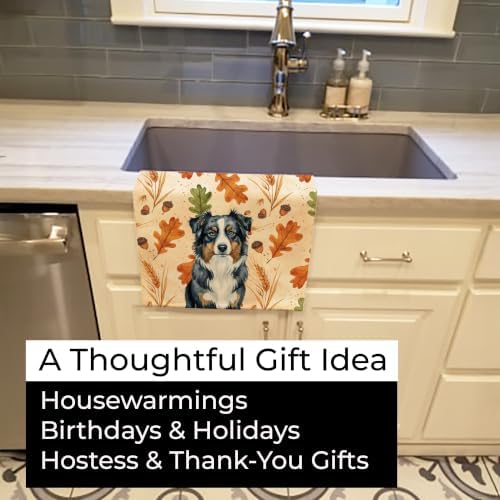 Caroline's Treasures Australian Shepherd Dogs Kitchen Towel 15x25 in - Image 5