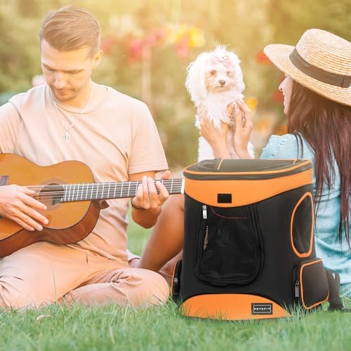 Petsfit Dog and Cat Backpack Carrier, Padded Waist Support - Image 2