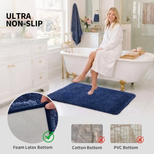 ILANGO Bathroom Rugs 60" × 24", Extra Soft Absorbent Microfiber Bath Rugs - Image 6