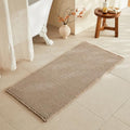 TYUU Waffle Bath Mat, Boho Bathroom Rugs Non Slip, 48x24 Beige by TYUU