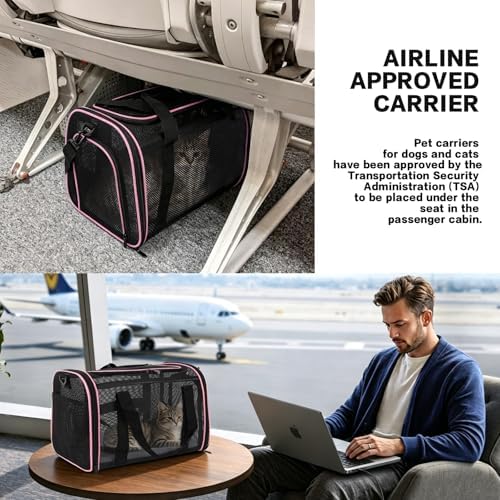 Cat Carrier Soft-Sided Dog Pet Carrier Pets Travel Carriers - Image 4