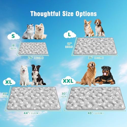 Dog Cooling Mat, Large Cooling Dog Bed Mat - Image 6