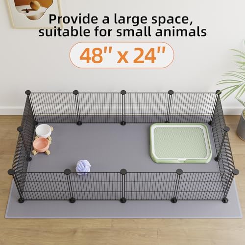 LURIVA DIY Small Animal Playpen, Pet Playpen, Guinea Pig Cages, Rabbit Playpen - Image 4