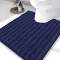 Smiry Bathroom Toilet Rugs U Shaped 24X20, Chenille Bath mats by Smiry