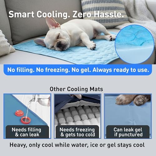 INSPECTOR TAIL Dog Cooling Mat, Indoor & Outdoor, Large Self Cooling Pad - Image 6