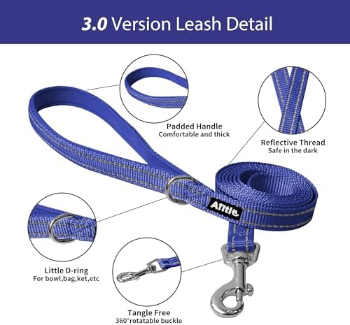 AIITLE Dog Harness and Leash Set, Step-in Puppy Pet Vest, Royal Blue XS - Image 6