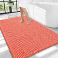 OLANLY Thick Chenille Large Bathroom Rugs 40x32, Absorbent Bath Mat by OLANLY