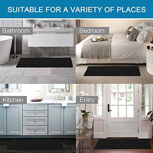H.VERSAILTEX Bathroom Rugs Bath Mat Runner Rug Non Slip Kitchen Rug Extra Long - Image 6