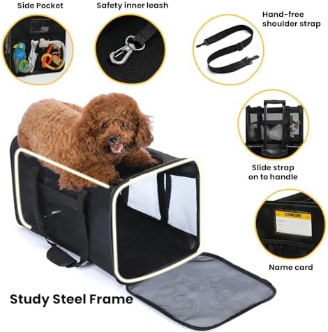 Conlun Dog Carrier Bag, Soft-Sided Pet Carriers - Image 4
