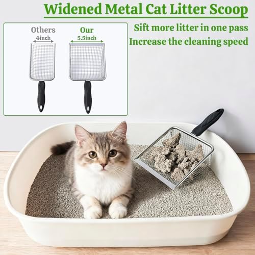 Metal Cat Litter Scoop, Cat Scooper - Image 6
