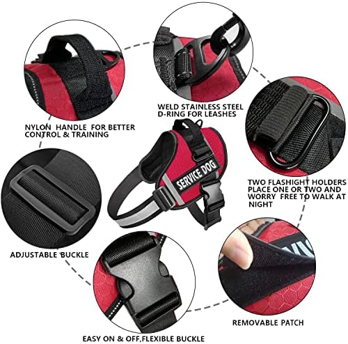 JSXD Dog Harness, No-Pull Service Dog Harness - Image 2
