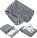 Dog Bed Covers Soft Plush Replacement Washable, 36x27 Inches, Cover Only by Moonsea